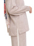 Beige Line Knit Suit - Khotwh